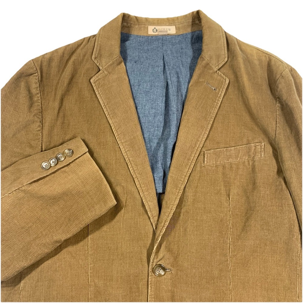 J‎ Crew Ludlow Corduroy Jacket Men's Size XL  Brown 100% Cotton Preppy Blazer